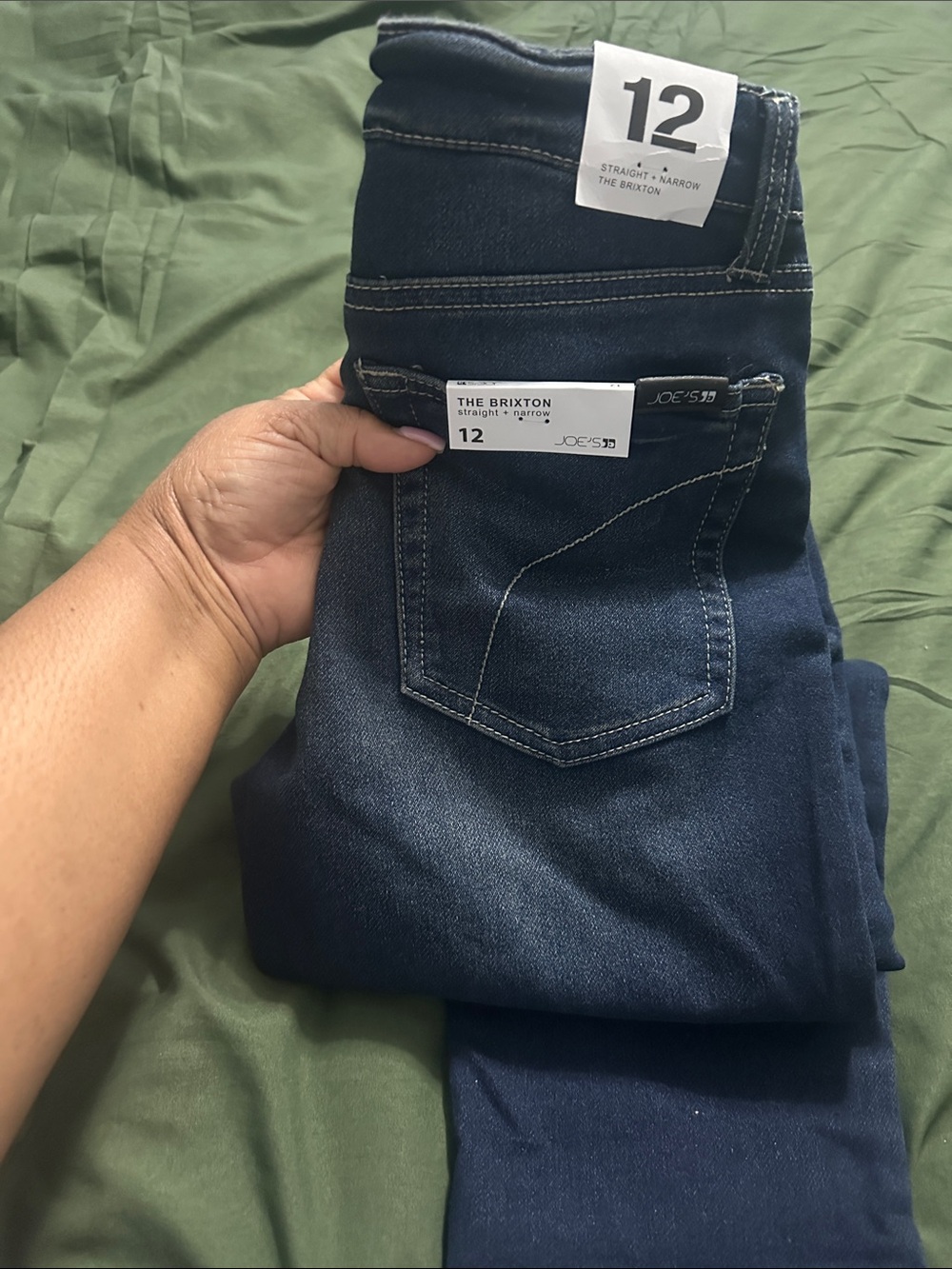 Joe's Jeans Straight Leg Big Kid Jeans in Dark Blue Denim